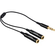 DeLock Kabel Audio Klinkenstecker 3,5 mm > 2 x Klinkenbuchse schwarz