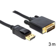 DeLock Kabel Displayport > DVI 24+1 St/ St 3m