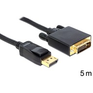 DeLock Kabel Displayport > DVI 24+1 St/ St 5m