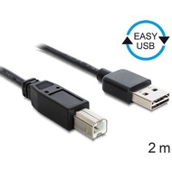 DeLock Kabel EASY USB 2.0-A > B Stecker/ Stecker 2m