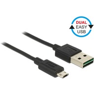 DeLock Kabel EASY USB 2.0-A > USB 2.0 Micro-B St/ St 1 m