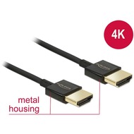 DeLock Kabel HDMI A Stecker > HDMI A Stecker Slim 1,5 m