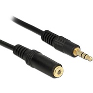 DeLock Kabel Klinke 3 Pin Verlängerung 3,5 mm Stecker >