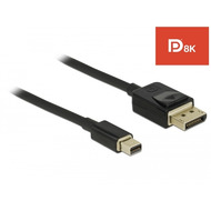 DeLock Kabel mini DisplayPort 1.4 Stecker > DisplayPort Stecker 2,0m
