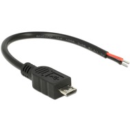 DeLock Kabel USB 2.0 Micro B Stecker > 2 x offene Kabelenden
