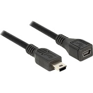 DeLock Kabel USB 2.0mini-B 5pin Verlngerung St/ Bu