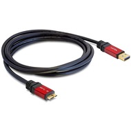 DeLock Kabel USB 3.0-A > micro-B Stecker/ Stecker 3m, Prem