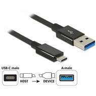 DeLock Kabel USB Type-C™ Stecker > USB Typ-A Stecker 1 m