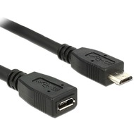 DeLock Kabel USB Verlngerung micro-B Stecker>micro-B Buchse