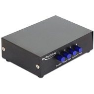 DeLock Switch 4-port Audio/Video manuell bidirektional