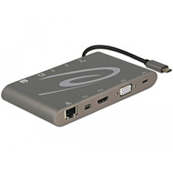 DeLock USB Type-C 3.1 Dockingstation 4K 30 Hz dunkelgrau