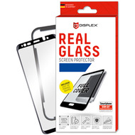Displex Real Glass 3D 0,33mm + Rahmen,Samsung A530F Galaxy A8 (2018), Displayschutzglasfolie schwarz