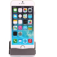 Dockingstation - Apple iPhone 5/ 5S/ SE, 6, 6s, 6s Plus - Silber