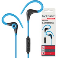 Fontastic Essential Drahtloses In-Ear Headset S1 blau /  sw BT Sportive Headset