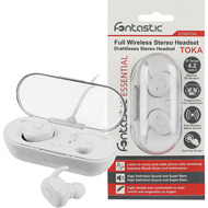 Fontastic Essential Essential True Wireless Stereo Kopfhörer Toka ws Musik und Telefonieren, inkl. tragbare Ladestation