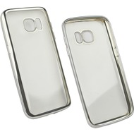 Fontastic Softcover Clear Metallic Ultrathin Silber für Samsung Galaxy S7