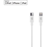 Griffin Charge/ Sync-Kabel, Apple Lightning auf USB-C, 1,2m, weiß, GP-066-WHT