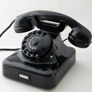 HDK Telefon W48, schwarz Nostalgietelefon