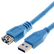 Helos USB 3.0 Kabel Stecker A /  Kupplung A, 1,8 m