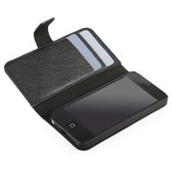 iCandy FlipCase Leather für iPhone 5/ 5S/ SE, schwarz