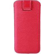 iCandy Echtledertasche für iPhone 5/ 5S/ SE, rot