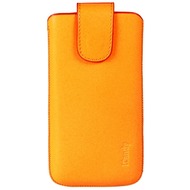 iCandy Flash Mobile Sleeve für iPhone 5/ 5S/ SE, neon-orange