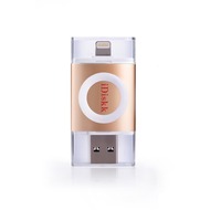 iDiskk - USB Lightning Speicherstick - USB 3.0 - 16 GB - Gold