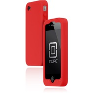 Incipio dermaSHOT fr iPhone 4, rot-metallic