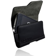 Incipio Premium Leather Holster fr iPhone, schwarz