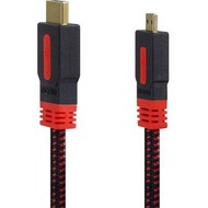 Incipio Micro-HDMI/ HDMI Kabel 1,5 m, schwarz-rot