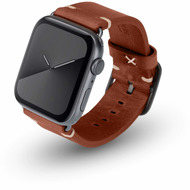JT Berlin Watchband Alex Vintage | Apple Watch Ultra/ 42/ 44/ 45mm | braun - Aluminium space grau | M/ L | 10716