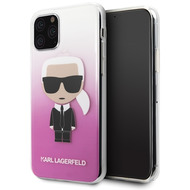 Karl Lagerfeld Iconic Gradient Case - Apple iPhone 11 Pro Max - Pink - Hard Cover - Schutzhüllen