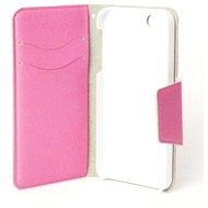 Konkis Book Ledertasche Hülle Case - Apple iPhone 5 - Pink