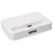 Konkis Dockingstation für iPhone 5/ 5S/ SE, weiß