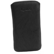 Konkis Echtleder-Etui für iPhone 5, washed dunkelgrau