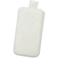 Konkis Echtleder-Etui für iPhone 5/ 5S/ SE, washed weiß