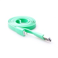 Konkis Flat Lade- und Datenkabel (Lightning) für iPhone 5 /  iPad 4, grün