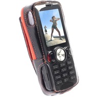 Krusell Classic with Multidapt Black/ Orange für Sony Ericsson W810i