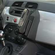 Kuda Lederkonsole für Fiat 500 ab 08/ 07 Mobilia /  Kunstleder schwarz