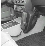 Kuda Lederkonsole für Mercedes-Benz 190er /  W201 ab 83 bis 93 nur bei getrennter Mittelkonsole schwarz