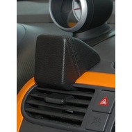 Kuda Navigationskonsole für Navi Opel Agila /  Suzuki Splash ab 04/ 08 Mobilia /  Kunstleder schwarz