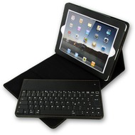 LEICKE Sharon ExtraSlim QWERTZ Tastatur und Tasche Apple iPad 2/ 3/ 4 schwarz