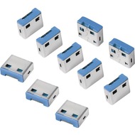 LogiLink USB Port Schloss, 10 Schlösser