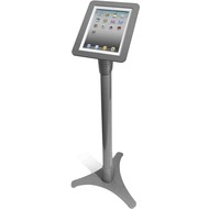 Maclocks Höhenverstellbarer Standfuß mit Sicherung für iPad 2/ 3/ 4, silber
