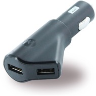 Motorola SPN5581A - Kfz Ladegerät /  Car Charger - USB Dual Port - Schwarz