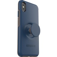 OtterBox Pop Symmetry iPhone Xs Max- blue, schlanke Schutzhülle inkl. Pop Socket & Pop Grip