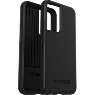 OtterBox Symmetry Series - Hintere Abdeckung für Mobiltelefon - Polycarbonat, Kunstfaser - Schwarz - für Samsung Galaxy S22