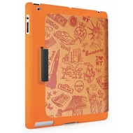 Ozaki iCoat Travel foldable case für iPad 2 /  3, New York (orange)