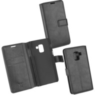 OZBO PU Tasche Diary Business schwarz komp. mit Samsung Galaxy A8 (2018)