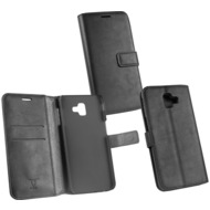 OZBO PU Tasche Diary Business schwarz komp. mit Samsung Galaxy J6 Plus (2018)